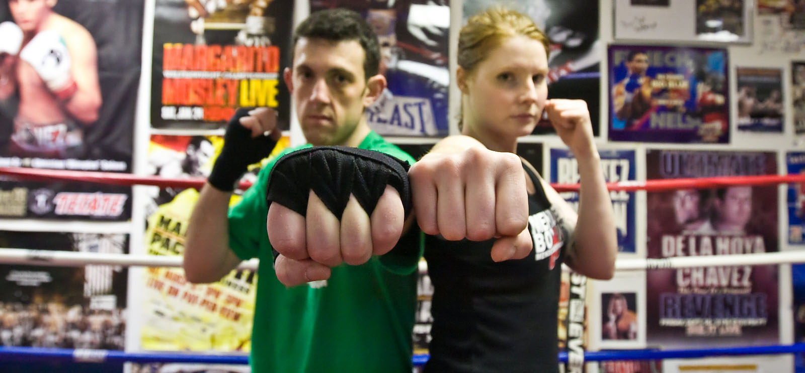 Julie and Andrew Boxing